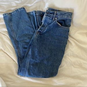 everlane 90s cheeky jeans 100% cotton